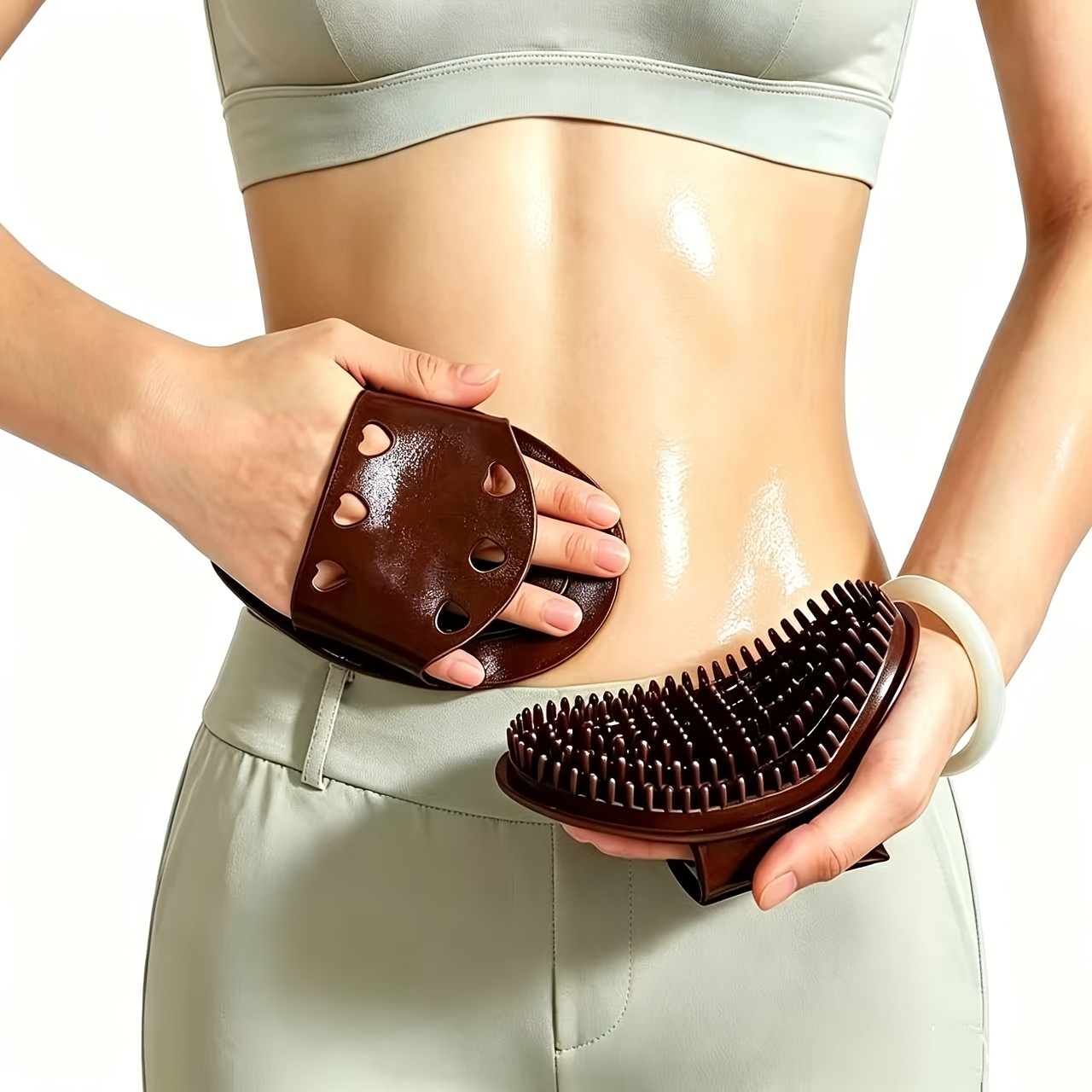 Dry Brush Body - Набор массажных щеток - Скребок для