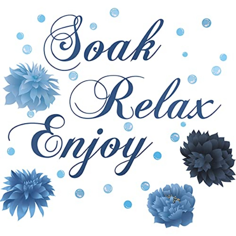 Relax - Spa & Wellness - Наклейки на стену для ванной комнаты: