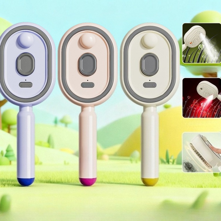 Dry Brush Body - Многофункциональная массажная расческа с паровым эффектом,