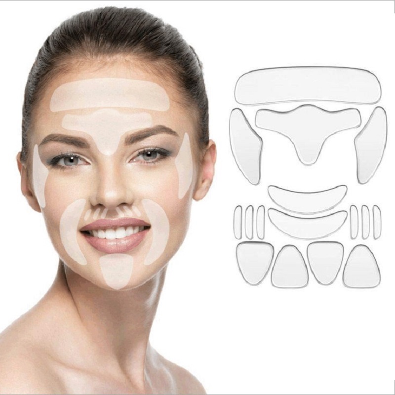 Face Mask Silicone - Многоразовые силиконовые пластыри против морщин для