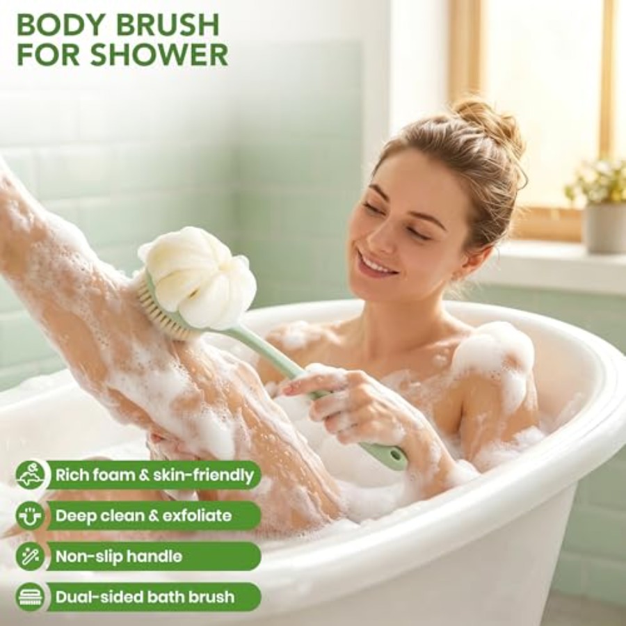 Щетка-мочалка для спины для ду – обзор и цена Dry Brush Body