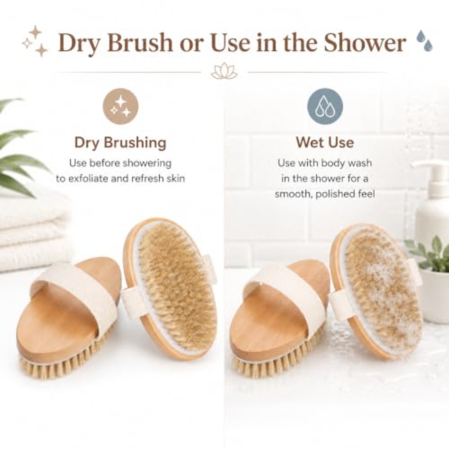 Набор из 2 сухих щеток для тел – обзор и цена Dry Brush Body